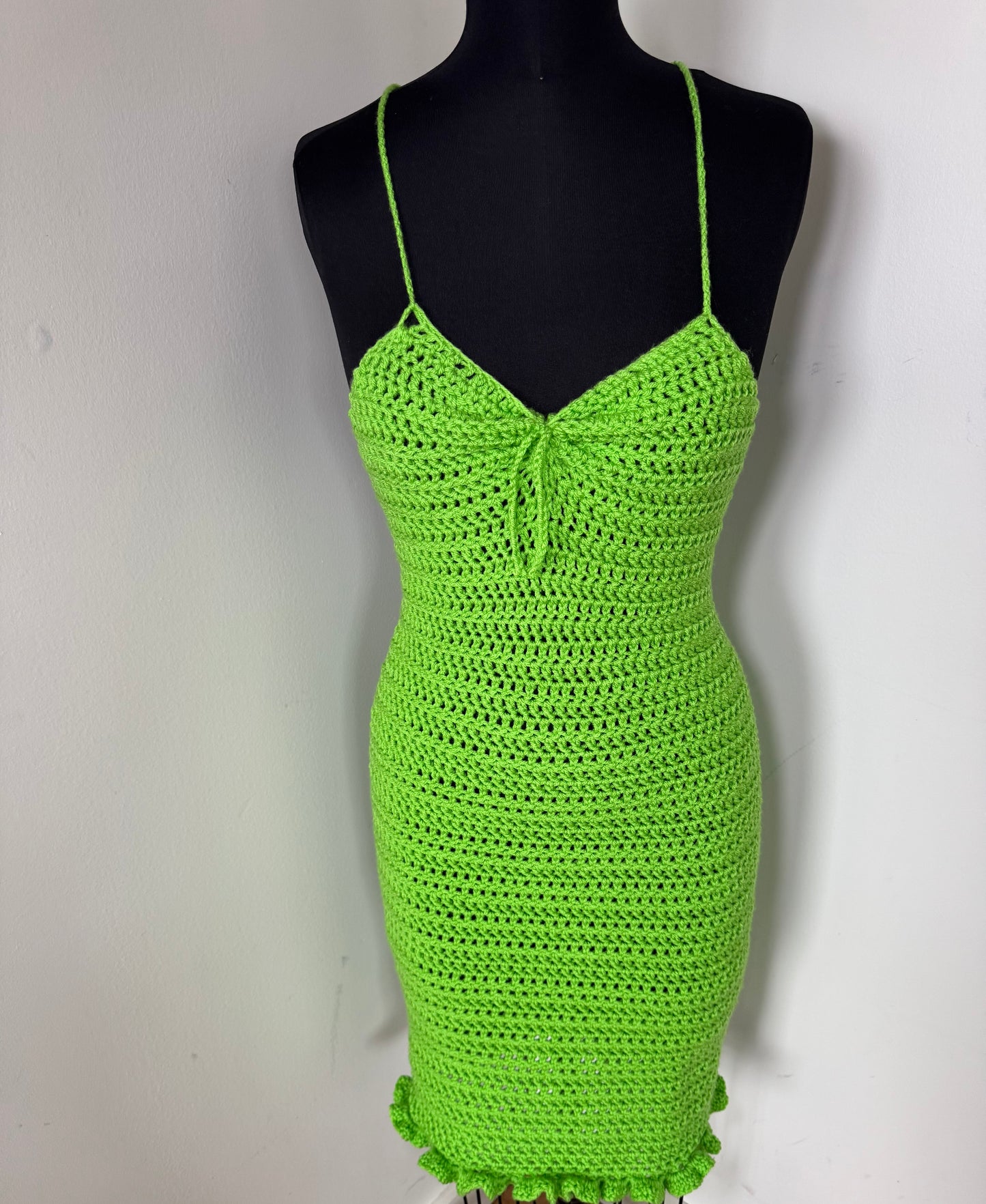 Lemon Lime Halter Dress
