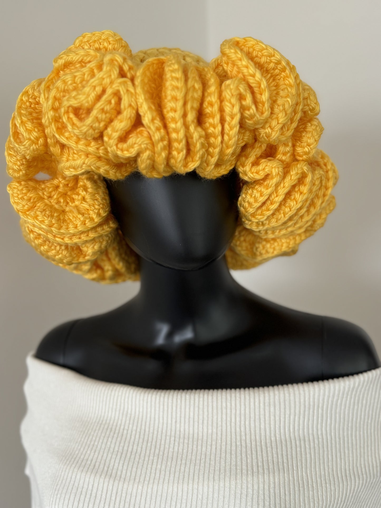 Crochet Ruffles Hat